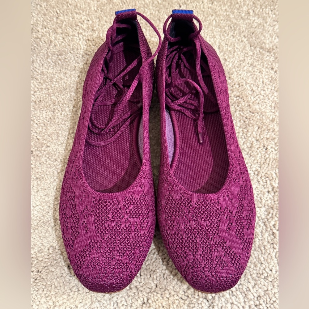 Rothy’s Night Bloom Wrap Square Flats